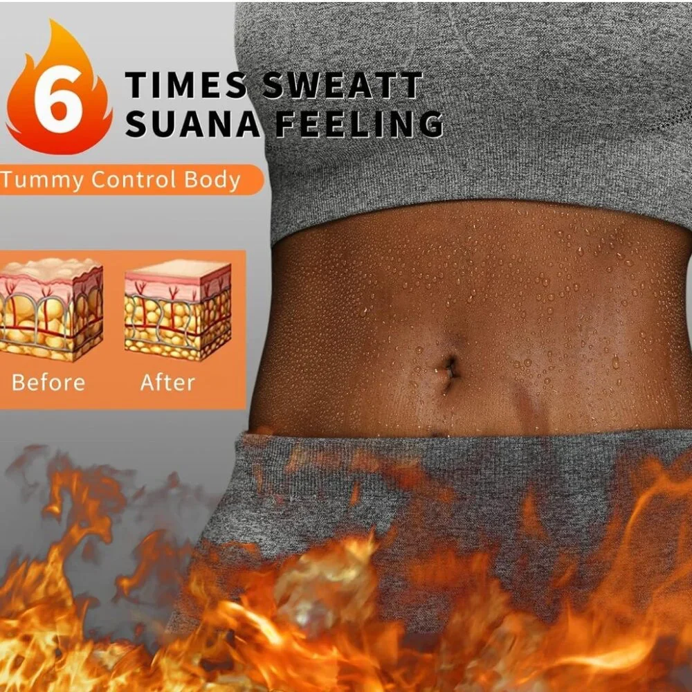 Sweat Band & Waist Trainer for Stomach and Lower Belly - Sauna Waist